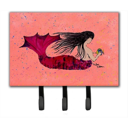 Carolines Treasures 6 x 9 In. Mermaid Leash or Key Holder 8338TH68